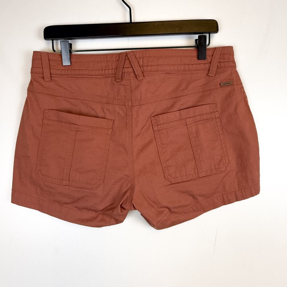 Prana Elle Shorts Womens Orange Red - 8 29 - Picture 3 of 9